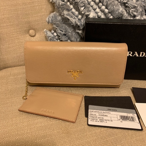 Prada Handbags - PRADA Portafoglio Pattina Wallet, NWT, 100% Auth